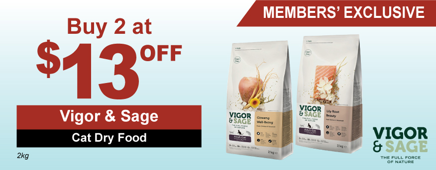 Vigor & Sage Cat Dry Food Promo